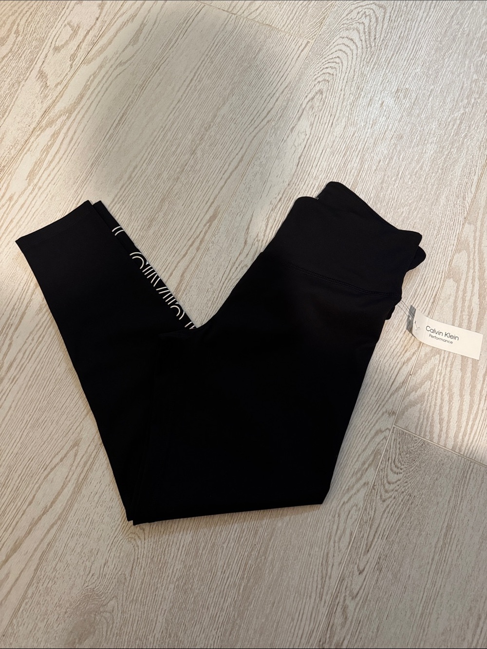 Calvin Klein Logo-Trim Leggings